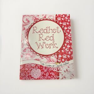 Redhot Red Work Two Sisters at Squirrel Hollow Embroidery Pattern Book